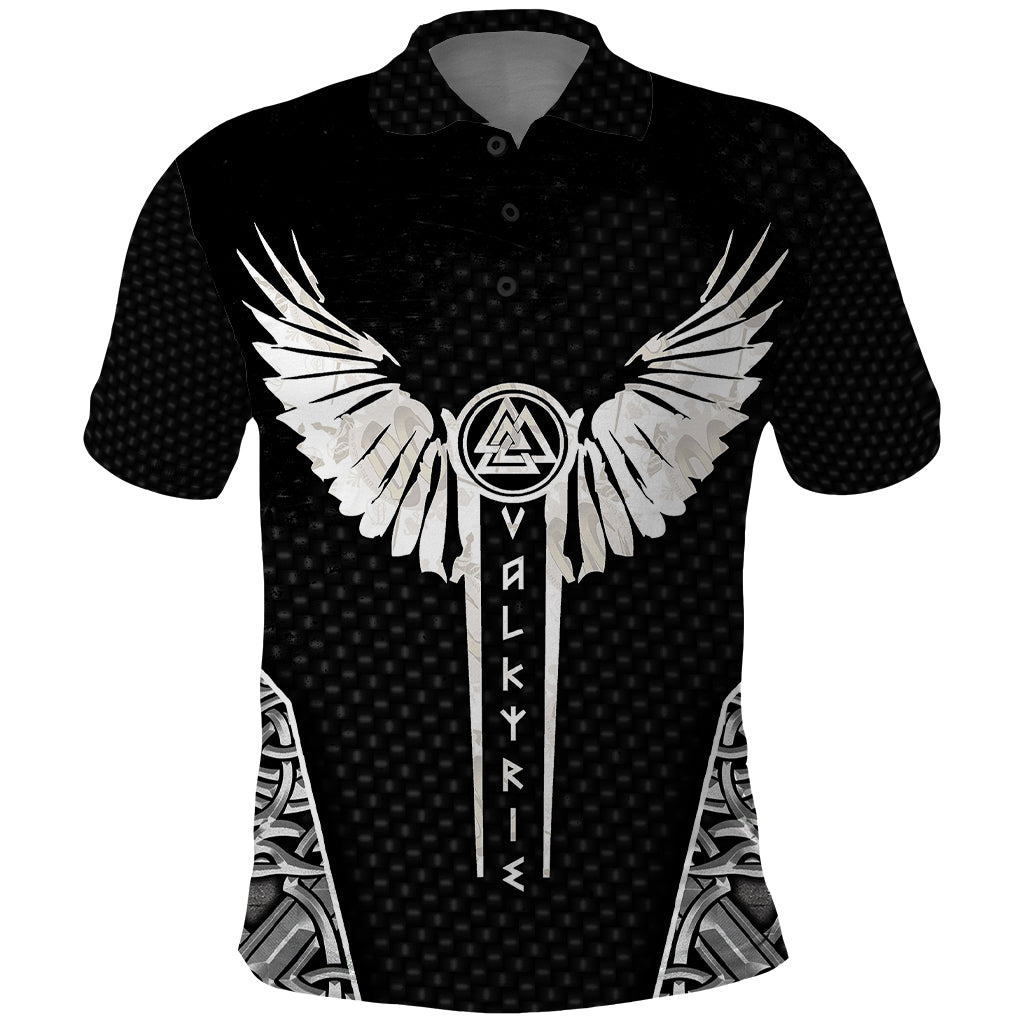 Viking Warrior Polo Shirt Valkyrie - Warrior Of Asgard - Wonder Print Shop