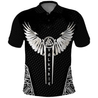 Viking Warrior Polo Shirt Valkyrie - Warrior Of Asgard - Wonder Print Shop