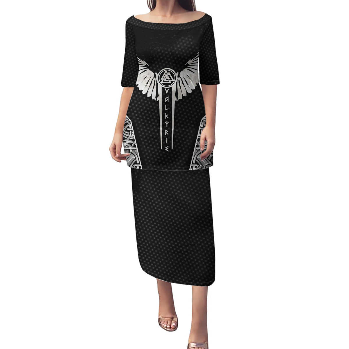 Viking Warrior Puletasi Valkyrie - Warrior Of Asgard - Wonder Print Shop