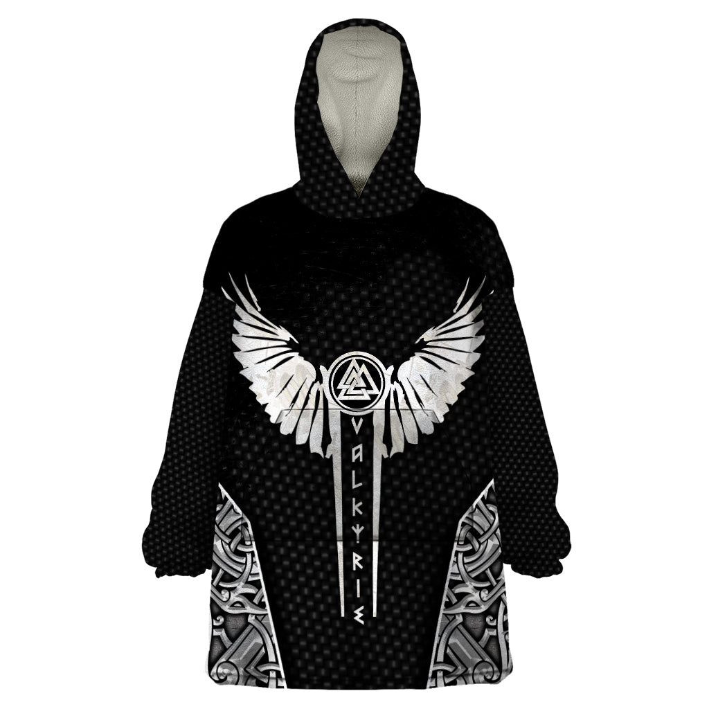 Viking Warrior Wearable Blanket Hoodie Valkyrie - Warrior Of Asgard - Wonder Print Shop