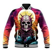 Skull Space Baseball Jacket I'll Put You In The Trunk - Wonder Print Shop
