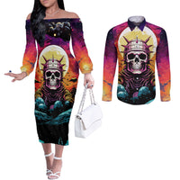 skull-space-couples-matching-off-the-shoulder-long-sleeve-dress-and-long-sleeve-button-shirts-ill-put-you-in-the-trunk