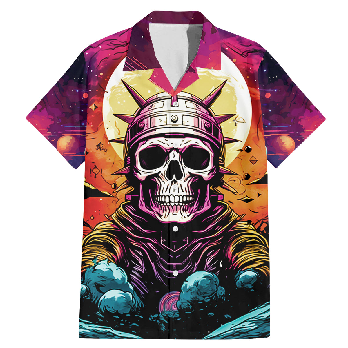 Skull Space Family Matching Mermaid Dress and Hawaiian Shirt I'll Put You In The Trunk - Wonder Print Shop