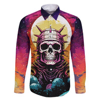 Skull Space Family Matching Off Shoulder Long Sleeve Dress and Hawaiian Shirt I'll Put You In The Trunk - Wonder Print Shop