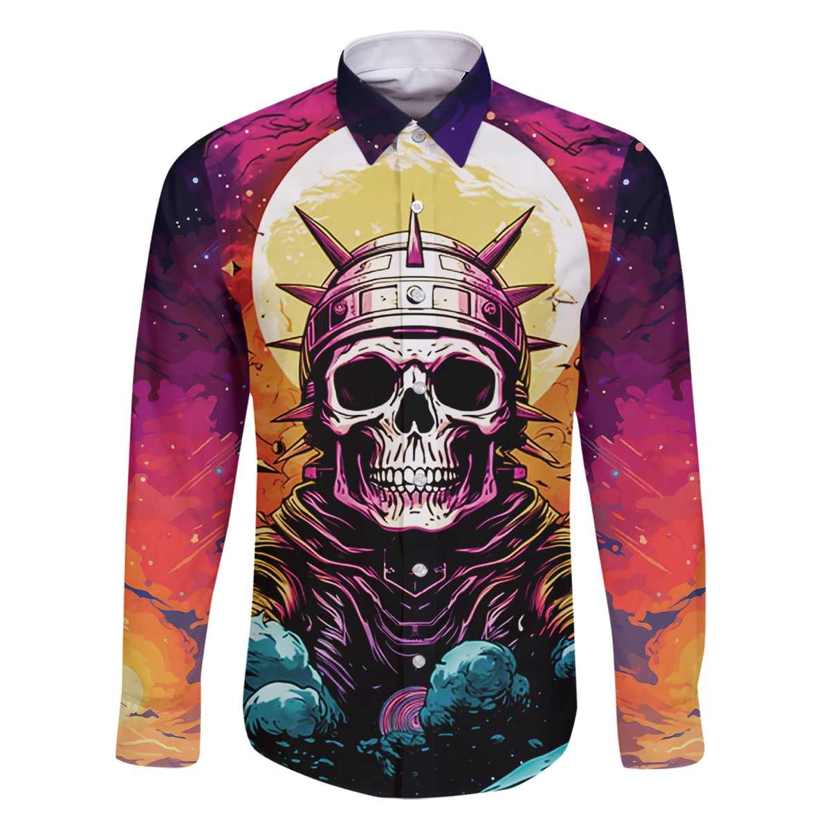 Skull Space Family Matching Puletasi Dress and Hawaiian Shirt I'll Put You In The Trunk - Wonder Print Shop