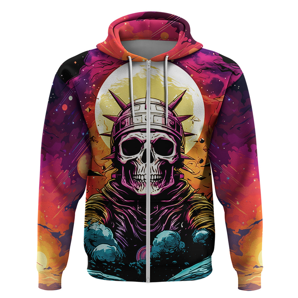 Skull Space Hoodie I'll Put You In The Trunk - Wonder Print Shop
