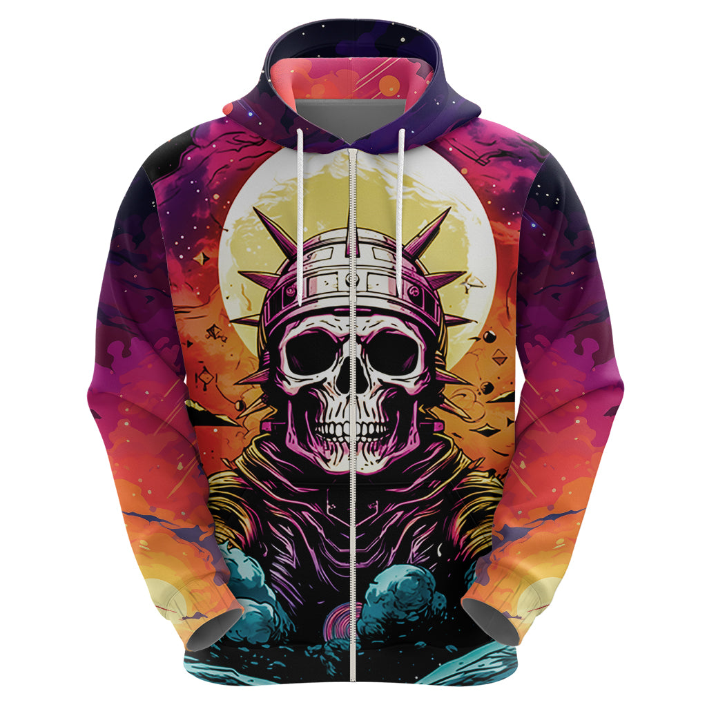 Skull Space Hoodie I'll Put You In The Trunk - Wonder Print Shop