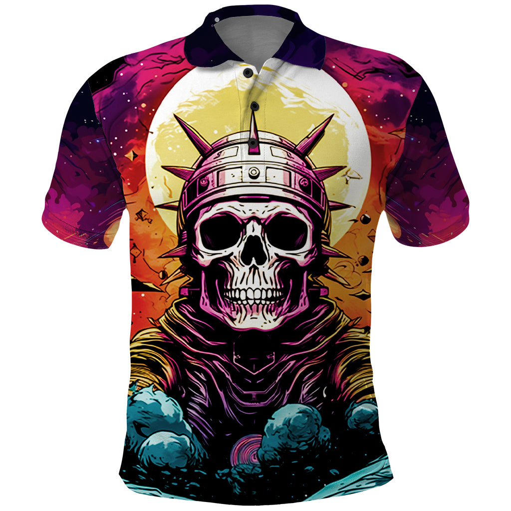 Skull Space Polo Shirt I'll Put You In The Trunk - Wonder Print Shop