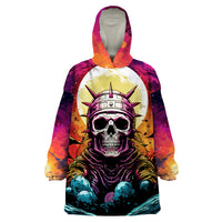 Skull Space Wearable Blanket Hoodie I'll Put You In The Trunk - Wonder Print Shop