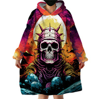 Skull Space Wearable Blanket Hoodie I'll Put You In The Trunk - Wonder Print Shop