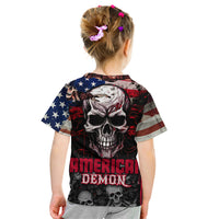 Skull Kid T Shirt American Demon - Wonder Print Shop