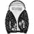 Skull Sherpa Hoodie Cute Skull Fun and Floral - Wonder Print Shop