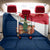 France Christmas Back Car Seat Cover with Eiffel Tower Chipmunks Candy Canes and Starry Night Design - Wonder Print Shop