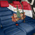 France Christmas Back Car Seat Cover with Eiffel Tower Chipmunks Candy Canes and Starry Night Design - Wonder Print Shop