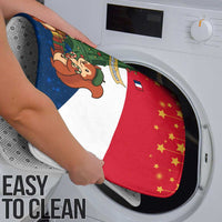 France Christmas Bathroom Set with Eiffel Tower Chipmunks Candy Canes and Starry Night Design - Wonder Print Shop