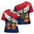 France Christmas Cross Shoulder Shirt with Eiffel Tower Chipmunks Candy Canes and Starry Night Design - Wonder Print Shop