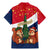 France Christmas Family Matching Mermaid Dress and Hawaiian Shirt with Eiffel Tower Chipmunks Candy Canes and Starry Night Design - Wonder Print Shop