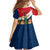 France Christmas Family Matching Off The Shoulder Long Sleeve Dress and Hawaiian Shirt with Eiffel Tower Chipmunks Candy Canes and Starry Night Design - Wonder Print Shop