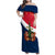 France Christmas Family Matching Off Shoulder Maxi Dress and Hawaiian Shirt with Eiffel Tower Chipmunks Candy Canes and Starry Night Design - Wonder Print Shop