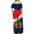 France Christmas Family Matching Off Shoulder Maxi Dress and Hawaiian Shirt with Eiffel Tower Chipmunks Candy Canes and Starry Night Design - Wonder Print Shop