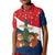 France Christmas Kid Polo Shirt with Eiffel Tower Chipmunks Candy Canes and Starry Night Design - Wonder Print Shop