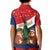France Christmas Kid Polo Shirt with Eiffel Tower Chipmunks Candy Canes and Starry Night Design - Wonder Print Shop