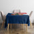 France Christmas Tablecloth with Eiffel Tower Chipmunks Candy Canes and Starry Night Design - Wonder Print Shop