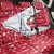 France Christmas Back Car Seat Cover with Santa Wine Glass Eiffel Tower and Holiday Icons Design - Wonder Print Shop
