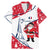 France Christmas Family Matching Mermaid Dress and Hawaiian Shirt with Santa Wine Glass Eiffel Tower and Holiday Icons Design - Wonder Print Shop