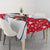 France Christmas Tablecloth with Santa Wine Glass Eiffel Tower and Holiday Icons Design - Wonder Print Shop