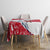 France Christmas Tablecloth with Santa Wine Glass Eiffel Tower and Holiday Icons Design - Wonder Print Shop