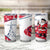 France Christmas Tumbler Cup with Santa Wine Glass Eiffel Tower and Holiday Icons Design - Wonder Print Shop