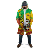 Congo Christmas Cloak with African Santa Tribal Tree and Colorful Gift Design - Wonder Print Shop