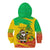 Congo Christmas Kid Hoodie with African Santa Tribal Tree and Colorful Gift Design - Wonder Print Shop