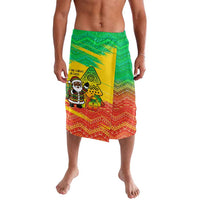 Congo Christmas Lavalava with African Santa Tribal Tree and Colorful Gift Design - Wonder Print Shop