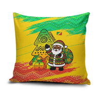 Congo Christmas Pillow Cover with African Santa Tribal Tree and Colorful Gift Design - Wonder Print Shop