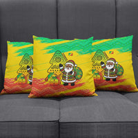 Congo Christmas Pillow Cover with African Santa Tribal Tree and Colorful Gift Design - Wonder Print Shop