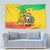 Congo Christmas Tapestry with African Santa Tribal Tree and Colorful Gift Design - Wonder Print Shop