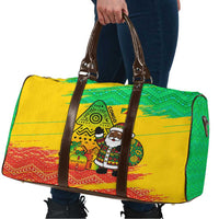 Congo Christmas Travel Bag with African Santa Tribal Tree and Colorful Gift Design - Wonder Print Shop