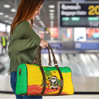 Congo Christmas Travel Bag with African Santa Tribal Tree and Colorful Gift Design - Wonder Print Shop
