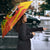 Congo Christmas Umbrella with African Santa Tribal Tree and Colorful Gift Design - Wonder Print Shop
