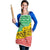 Congo Christmas Apron with Tribal Tree Design Coat of Arms and Animal Pattern - Wonder Print Shop
