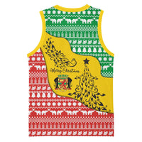 Congo Christmas Basketball Jersey with Tribal Tree Design Coat of Arms and Animal Pattern - Wonder Print Shop