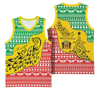 Congo Christmas Basketball Jersey with Tribal Tree Design Coat of Arms and Animal Pattern - Wonder Print Shop