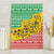 Congo Christmas Canvas Wall Art with Tribal Tree Design Coat of Arms and Animal Pattern - Wonder Print Shop