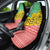 Congo Christmas Car Seat Cover with Tribal Tree Design Coat of Arms and Animal Pattern - Wonder Print Shop