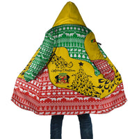 Congo Christmas Cloak with Tribal Tree Design Coat of Arms and Animal Pattern - Wonder Print Shop