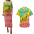 Congo Christmas Couples Matching Puletasi and Hawaiian Shirt with Tribal Tree Design Coat of Arms and Animal Pattern - Wonder Print Shop