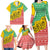 Congo Christmas Family Matching Long Sleeve Bodycon Dress and Hawaiian Shirt with Tribal Tree Design Coat of Arms and Animal Pattern - Wonder Print Shop