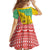 Congo Christmas Family Matching Off The Shoulder Long Sleeve Dress and Hawaiian Shirt with Tribal Tree Design Coat of Arms and Animal Pattern - Wonder Print Shop